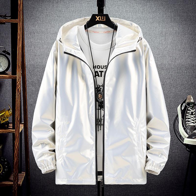 Men's Jackets Spring And Autumn Blue Silver Shinny Hip Hop Jacket Men Casual Spliced Hooded Coats Bomber Mens Punk Plus Size -7XLMen's, F2 white
Men's Jackets Spring And Autumn Blue Silver Shinny Hip Hop Jacket Men Casual Spliced Hooded Coats Bomber Mens Punk Plus Size -7XLMen's, F2 white