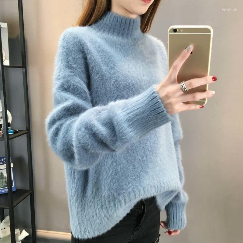 Women's Sweaters Winter Soft Warm Turtleneck Sweater Women Loose Pullover Imitation Mink Pullov Christmas Thick Oversized SweaterWomen's Ken, Pink
Women's Sweaters Winter Soft Warm Turtleneck Sweater Women Loose Pullover Imitation Mink Pullov Christmas Thick Oversized SweaterWomen's Ken, Pink