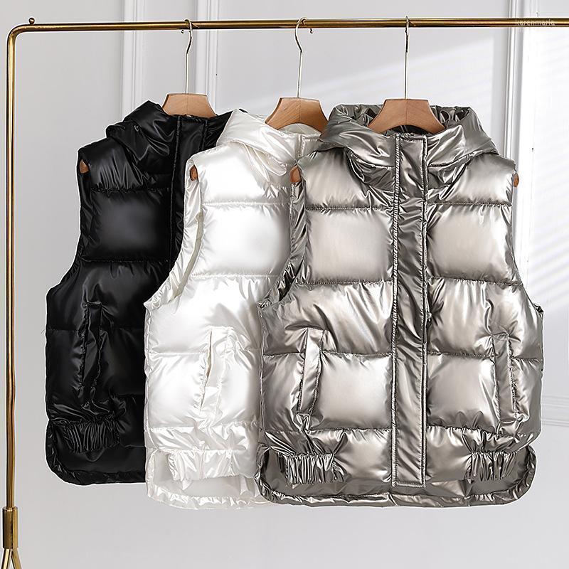Women's Down & Parkas 2022 Glossy Women Vest Black White Gray Short Winter Top Waterproof Windproof Hooded Loose Outdoor Sports Fashion Wome
Women's Down & Parkas 2022 Glossy Women Vest Black White Gray Short Winter Top Waterproof Windproof Hooded Loose Outdoor Sports Fashion Wome