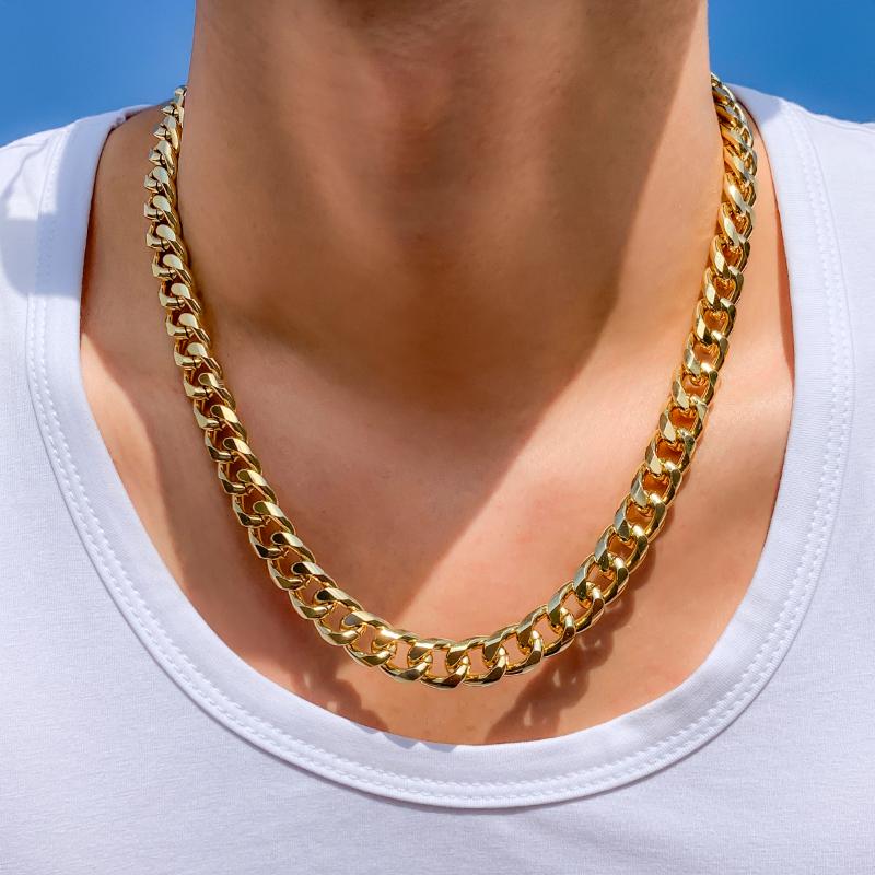 Chains PuRui Hip Hop Thick Chain Necklace On The Neck Men Punk Crystal Choker 2022 Fashion Gold Color Chunky JewelryChains
Chains PuRui Hip Hop Thick Chain Necklace On The Neck Men Punk Crystal Choker 2022 Fashion Gold Color Chunky JewelryChains