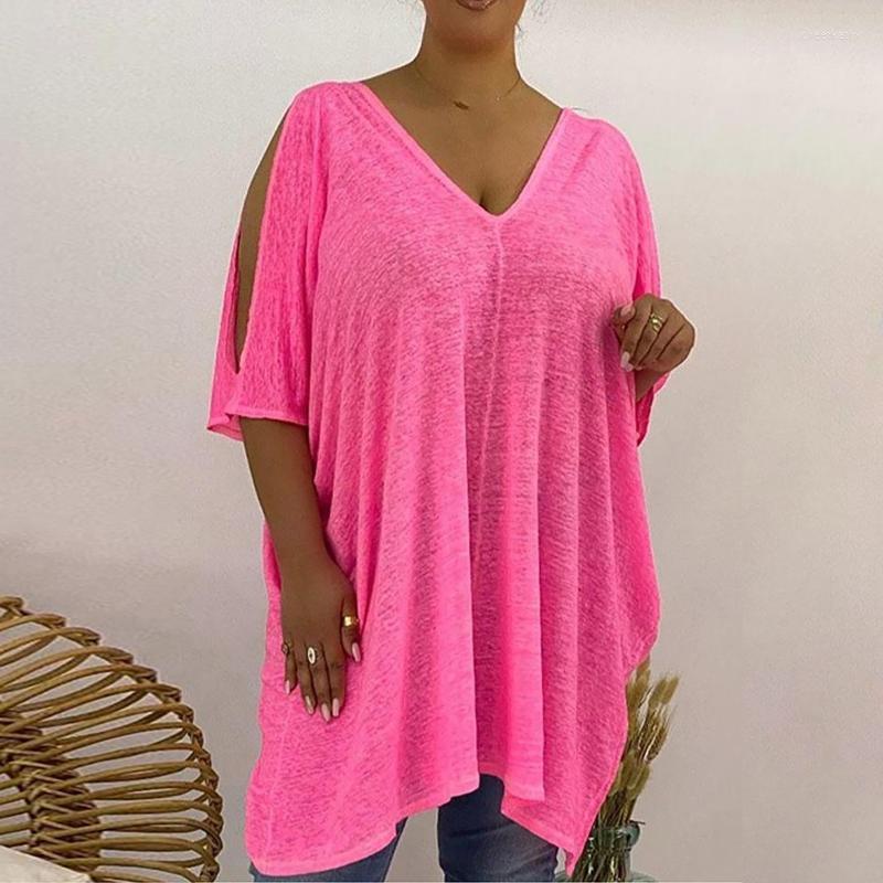 Women's Blouses & Shirts Plus Size Tunic Tops For Ladies Summer Clothes Blusas Mujer Women Fashion Solid Casual Short Sleeve Loose V-neck Bl, Fuchsia
Women's Blouses & Shirts Plus Size Tunic Tops For Ladies Summer Clothes Blusas Mujer Women Fashion Solid Casual Short Sleeve Loose V-neck Bl, Fuchsia