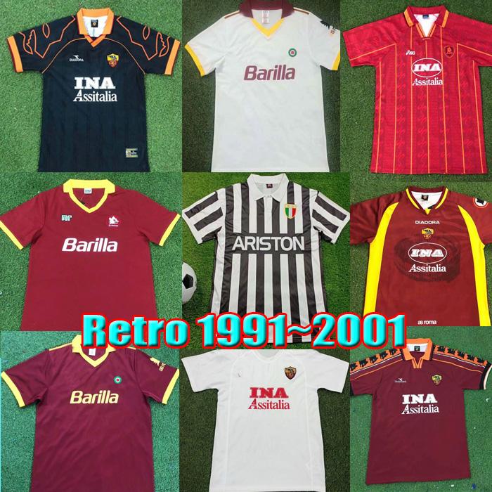 Retro Roma soccer jersey 1996 1997 1998 1999 2000 1992 1994 TOTTI NAKATA BATISTUTA Candela Montella BALBO 91 92 94 rome Vintage football shi, 90-91 rome home
Retro Roma soccer jersey 1996 1997 1998 1999 2000 1992 1994 TOTTI NAKATA BATISTUTA Candela Montella BALBO 91 92 94 rome Vintage football shi, 90-91 rome home