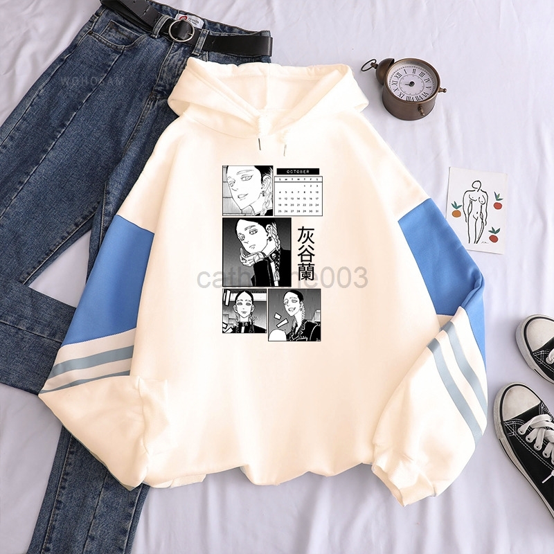Manga Anime Tokyo Revengers Hoodies Fashion Streetwear Ran Haitani Manga Cartoon Aesthetic Graphics 90s Oversized Sweatshirts G220728