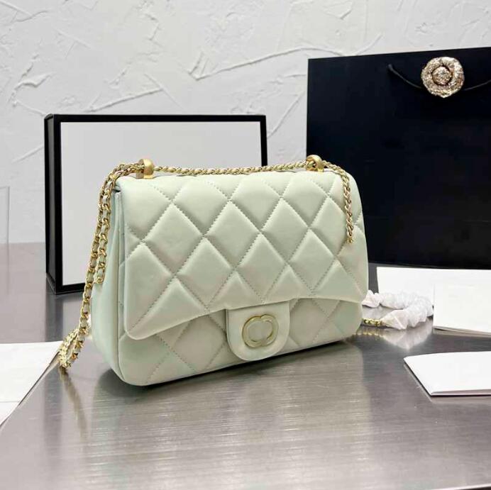 TZ Women's Classic Designer Bags Genuine Leather Five Colors Shoulder Bag Gold-Tone Metal Chain Two-tone Hardware Diamond Quilting Crossbody Handbags Designers 22CM, Shipping
TZ Women's Classic Designer Bags Genuine Leather Five Colors Shoulder Bag Gold-Tone Metal Chain Two-tone Hardware Diamond Quilting Crossbody Handbags Designers 22CM, Shipping