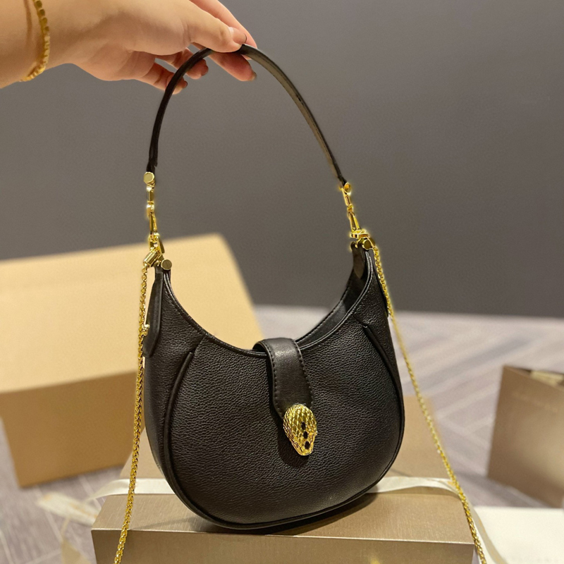 Top Quality Metal Snake Head Underarm Bag Classic Hobo Bag Fashion Casual Chain Crossbody Shoulder Wallet 20 25cm 109, Customize
Top Quality Metal Snake Head Underarm Bag Classic Hobo Bag Fashion Casual Chain Crossbody Shoulder Wallet 20 25cm 109, Customize