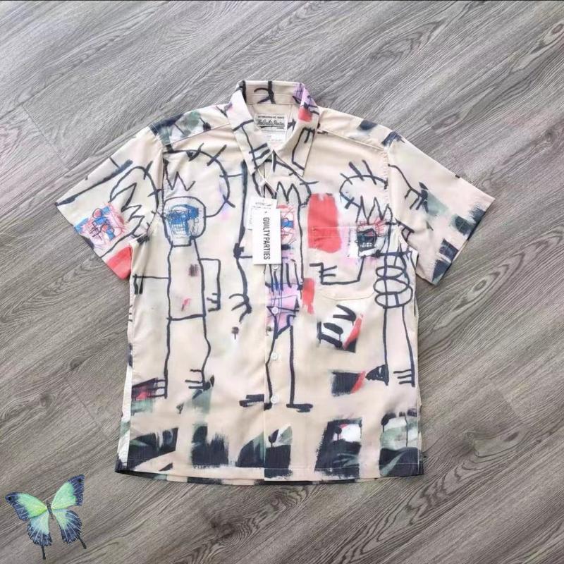 Men' Casual Shirts 2022 Fashion Summer WACKO MARIA Graffiti Doodle Hawaiian Shirt, W103lan
Men' Casual Shirts 2022 Fashion Summer WACKO MARIA Graffiti Doodle Hawaiian Shirt, W103lan