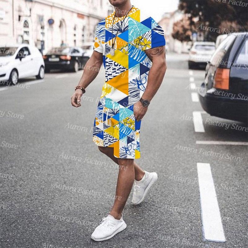 Men's Tracksuits Summer Men's Tracksuit Hawaiian Vacation Style 2 Piece T-Shirt Shorts Set Outdoor Clothing Fashion Jogging Suit Male St, 02
Men's Tracksuits Summer Men's Tracksuit Hawaiian Vacation Style 2 Piece T-Shirt Shorts Set Outdoor Clothing Fashion Jogging Suit Male St, 02