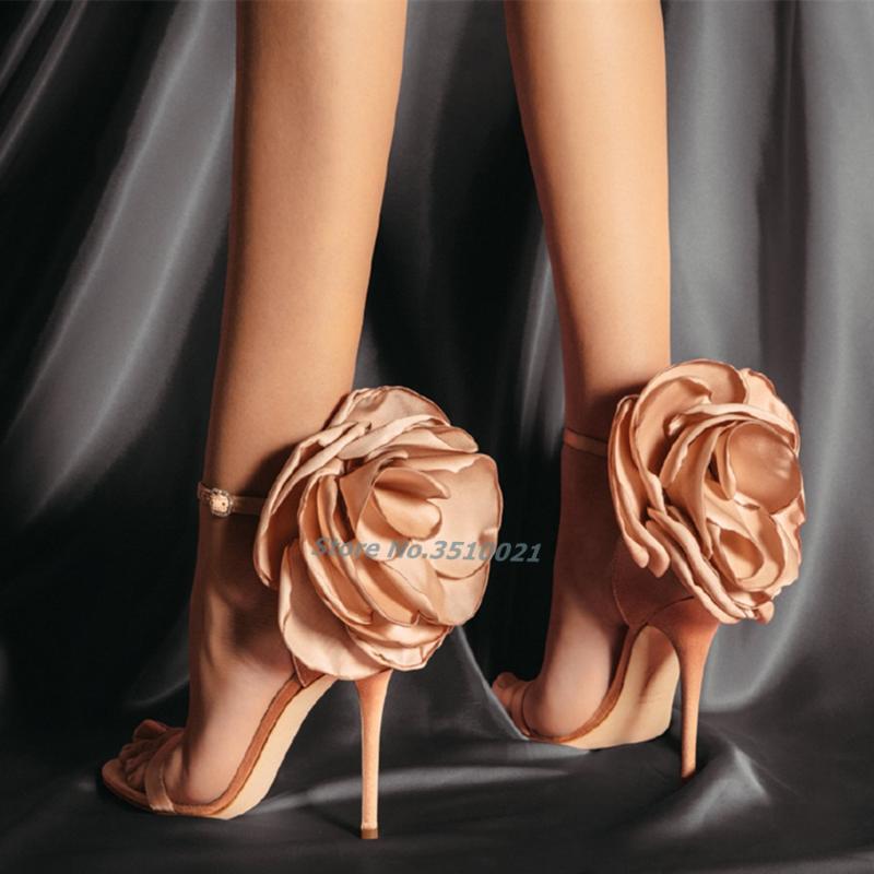 Sandals Silk Flower Banquet Stiletto Crystal Roman Catwalk High Heels Sexy Ankle Buckles Women's Shoes Open Toe Solid SummerSandalsSanda, Black
Sandals Silk Flower Banquet Stiletto Crystal Roman Catwalk High Heels Sexy Ankle Buckles Women's Shoes Open Toe Solid SummerSandalsSanda, Black