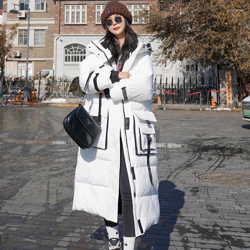 Women' Down & Parkas Winter Fashion Mid-Length Tooling White Duck Cotton Coat Korean Style Loose Thick High-Quality Jacket Female GG2626 Lu, Photo color
Women' Down & Parkas Winter Fashion Mid-Length Tooling White Duck Cotton Coat Korean Style Loose Thick High-Quality Jacket Female GG2626 Lu, Photo color