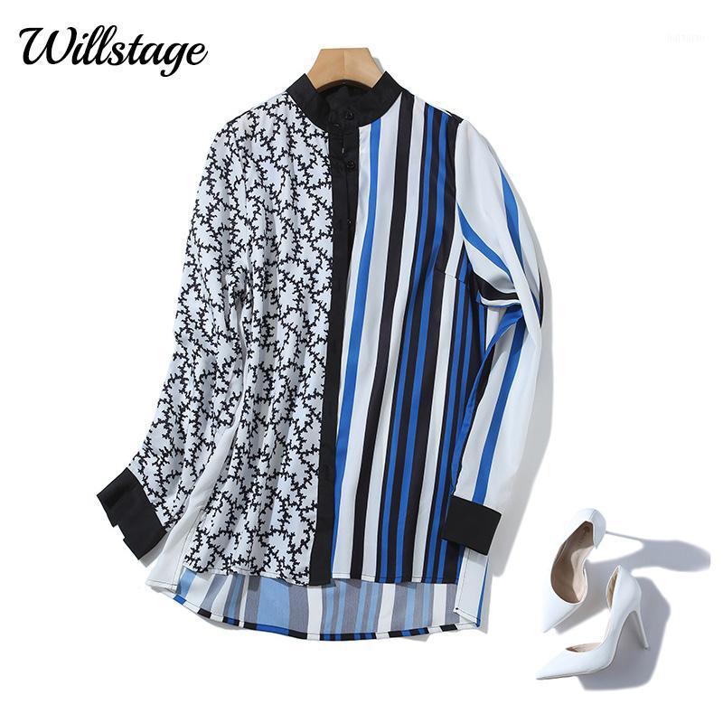Willstage Striped Shirts Women Blouse Contrast Color Long Sleeve Shirt Fashion Tide Collar Button 2022 Autumn Tops Female Women' Blouses, The picture color
Willstage Striped Shirts Women Blouse Contrast Color Long Sleeve Shirt Fashion Tide Collar Button 2022 Autumn Tops Female Women' Blouses, The picture color