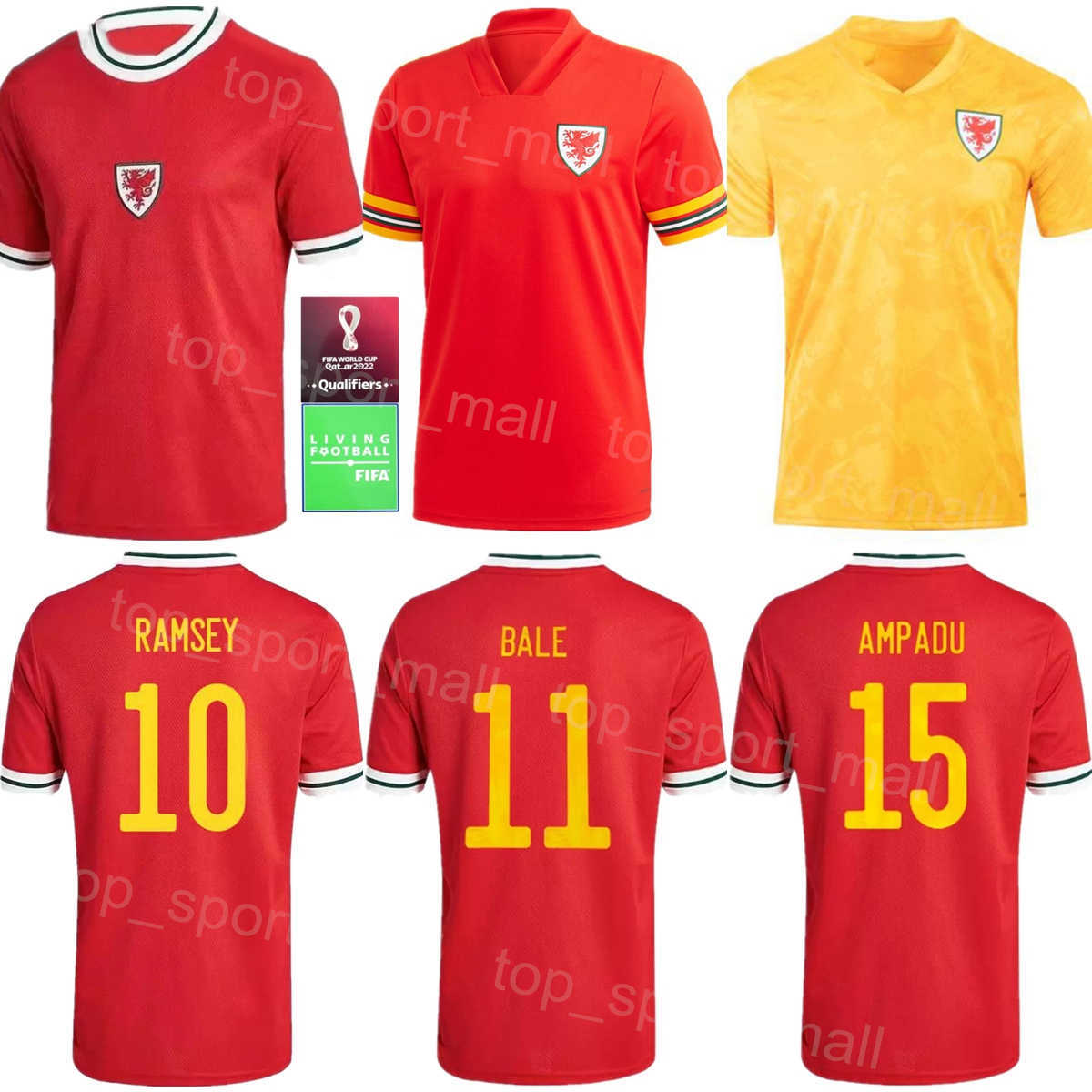 2022 Qatar National Team Wales Soccer Jersey 11 Gareth Bale 20 JAMES 21 MOORE 10 RAMSEY 4 DAVIES 2 GUNTER 15 AMPADU 16 MORRELL 8 WILSON 3, Red
2022 Qatar National Team Wales Soccer Jersey 11 Gareth Bale 20 JAMES 21 MOORE 10 RAMSEY 4 DAVIES 2 GUNTER 15 AMPADU 16 MORRELL 8 WILSON 3, Red