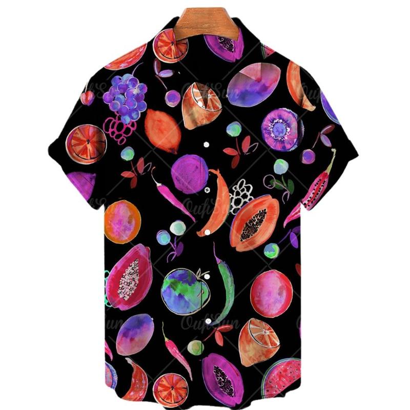 Men's Casual Shirts Printing Shirt Men And Children Summer Fruit Pattern Short Sleeve Unisex Loose Fashion Top Vacation Beach Hawaiian ShiMe, Zm-2627
Men's Casual Shirts Printing Shirt Men And Children Summer Fruit Pattern Short Sleeve Unisex Loose Fashion Top Vacation Beach Hawaiian ShiMe, Zm-2627
