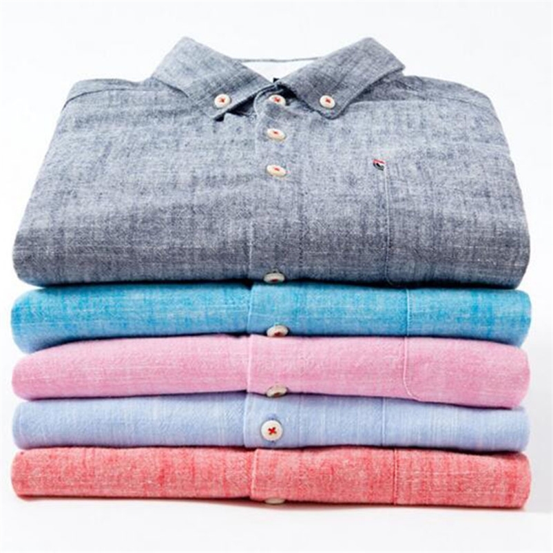 England Style Men Fashion Solid Color Cotton Linen Shirts Camisa Solid Color Turn down Collar Comfortable Slim Fit Shirts Cloth LJ200925, Gray
England Style Men Fashion Solid Color Cotton Linen Shirts Camisa Solid Color Turn down Collar Comfortable Slim Fit Shirts Cloth LJ200925, Gray