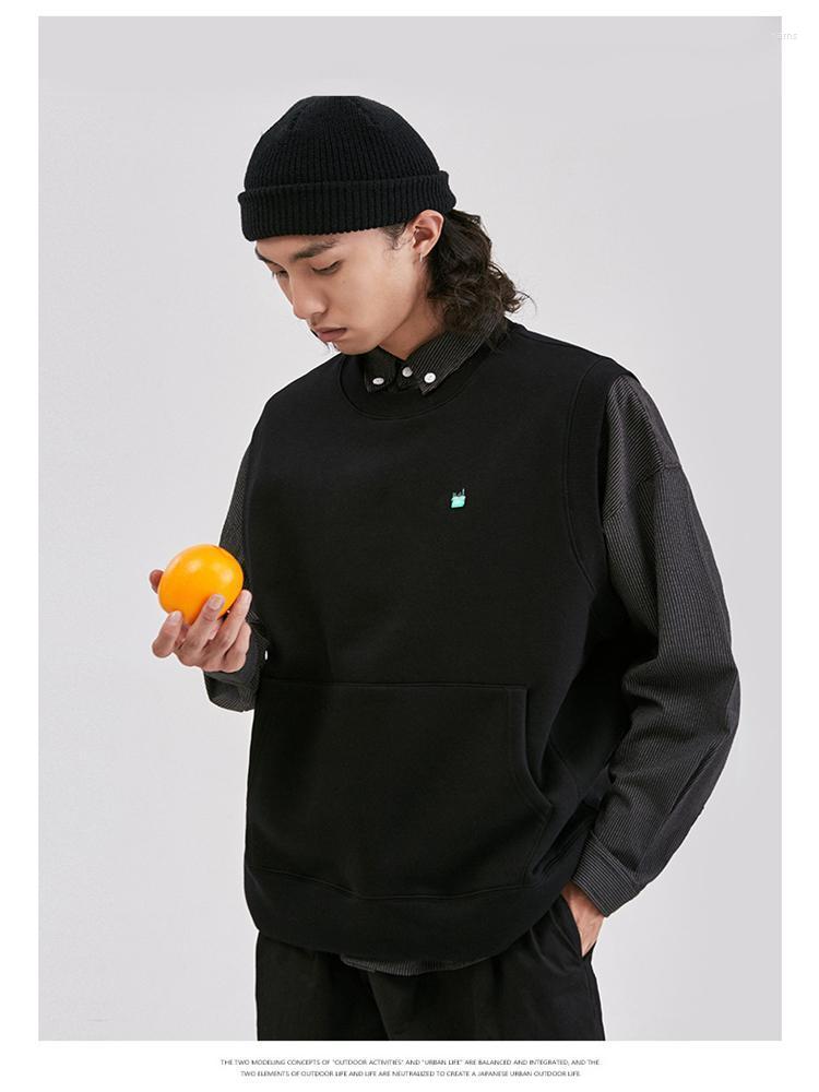 Autumn And Winter Japanese Solid Color Plus Velvet Sleeveless Couple Vest Jacket Men Women Men's Vests, Black
Autumn And Winter Japanese Solid Color Plus Velvet Sleeveless Couple Vest Jacket Men Women Men's Vests, Black