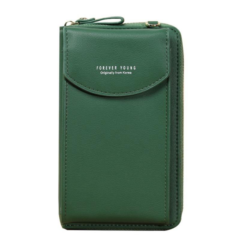 Evening Bags Women Wallet Shoulder Mini Leather Straps Mobile Phone Big Card Holders Handbag Money Pockets Small Bagsevening
