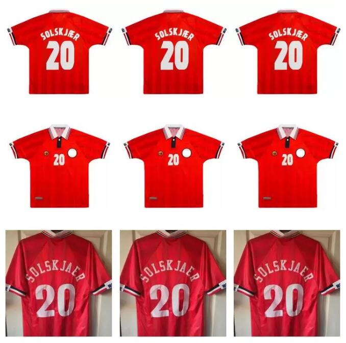 1998 Solskjaer Bjornebye retro soccer jersey 98 00 Norge Tore Andre Flo Berg Ronny Johnsen Norwegia vintage classic football shirt
1998 Solskjaer Bjornebye retro soccer jersey 98 00 Norge Tore Andre Flo Berg Ronny Johnsen Norwegia vintage classic football shirt