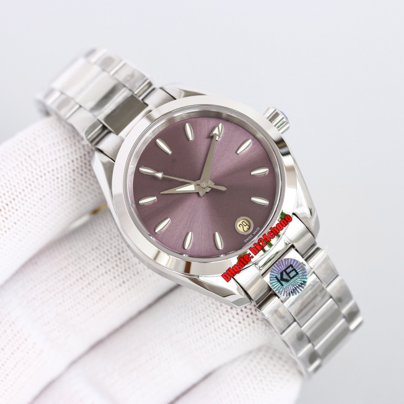 RWF Factory High Quality Watches 34mm Cal.8800 Automatic Womens Watch 220.10.34.20.10.002 Lavender Purple Dial Stainless Steel Bracelet Ladies Wristwatches, Vip