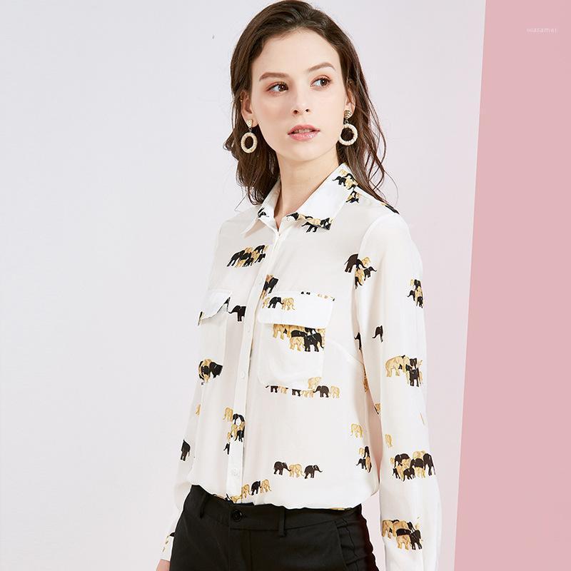 Women' Blouses And Tops Silk White Elelephant Floral Office Formal Casual Shirts Plus Large Size Spring Summer Sexy Haut Femme Men, Confirm as photo
Women' Blouses And Tops Silk White Elelephant Floral Office Formal Casual Shirts Plus Large Size Spring Summer Sexy Haut Femme Men, Confirm as photo