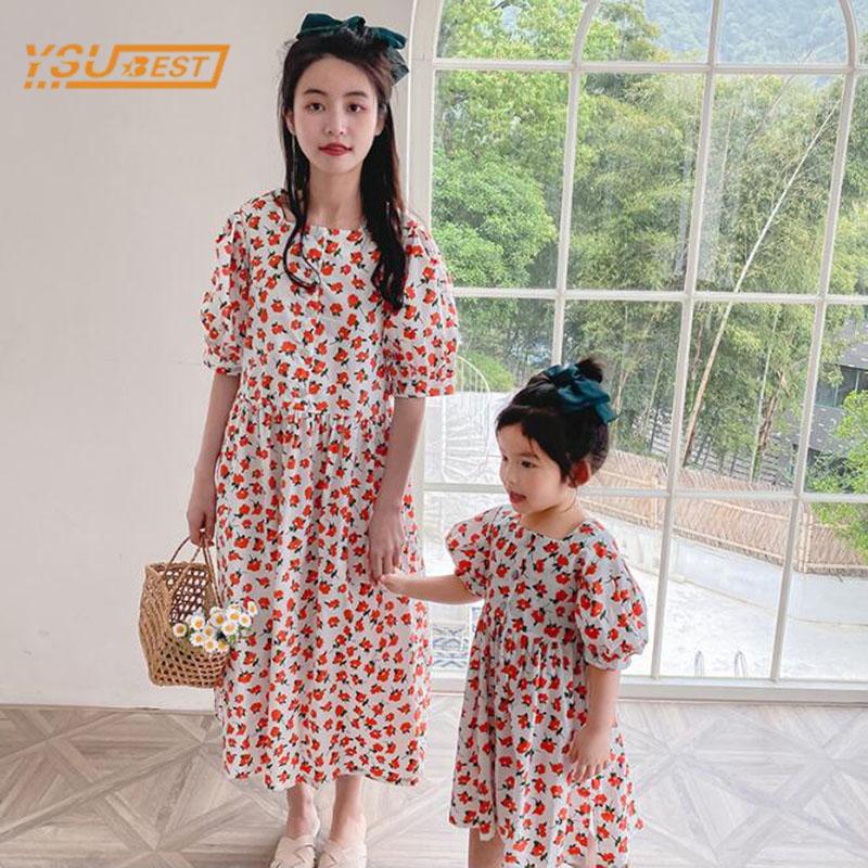 Family Matching Outfits Mother And Daughter Summer Short Sleeves Printing Flowers Dress Clothes Clothing DressFamily, 2030100 beige
Family Matching Outfits Mother And Daughter Summer Short Sleeves Printing Flowers Dress Clothes Clothing DressFamily, 2030100 beige