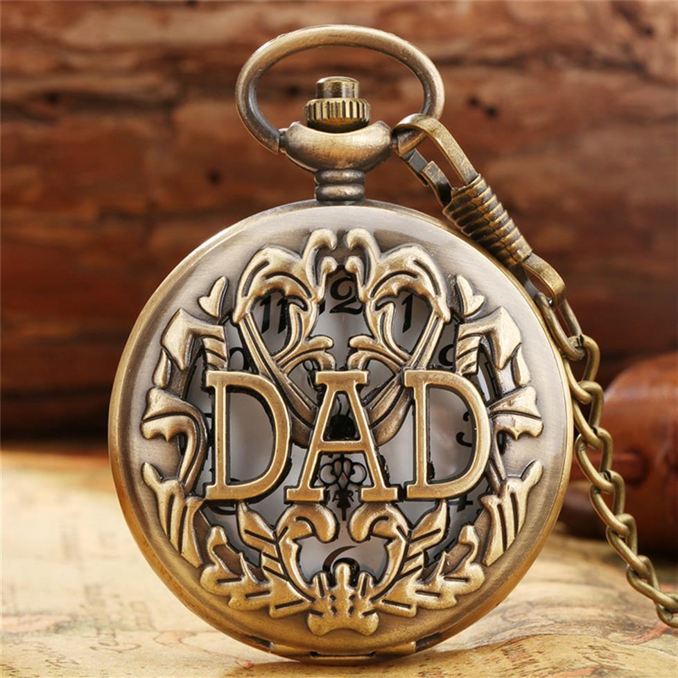 Steampunk Antique Hollow Out DAD Father Watch Men's Quartz Analog Pocket Watches Necklace Pendant Chain Gift310d, Bronze
Steampunk Antique Hollow Out DAD Father Watch Men's Quartz Analog Pocket Watches Necklace Pendant Chain Gift310d, Bronze