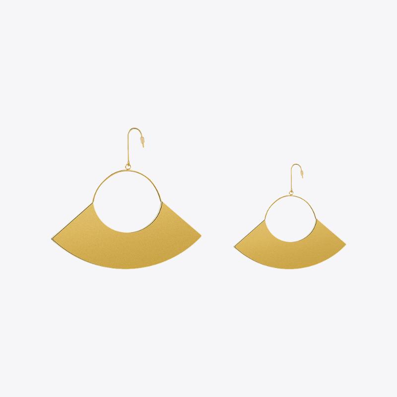 Dangle & Chandelier Enfashion Jewelry Geometric Big Fan Earrings Matte Gold Color Stainless Steel Long Drop For Women Earings EB171040Dangle
Dangle & Chandelier Enfashion Jewelry Geometric Big Fan Earrings Matte Gold Color Stainless Steel Long Drop For Women Earings EB171040Dangle