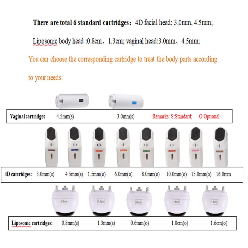 Latest machine ultrasound technology 5 in 1 hifu machine 5D ice one shot 12 lines SMAS layer hifu device