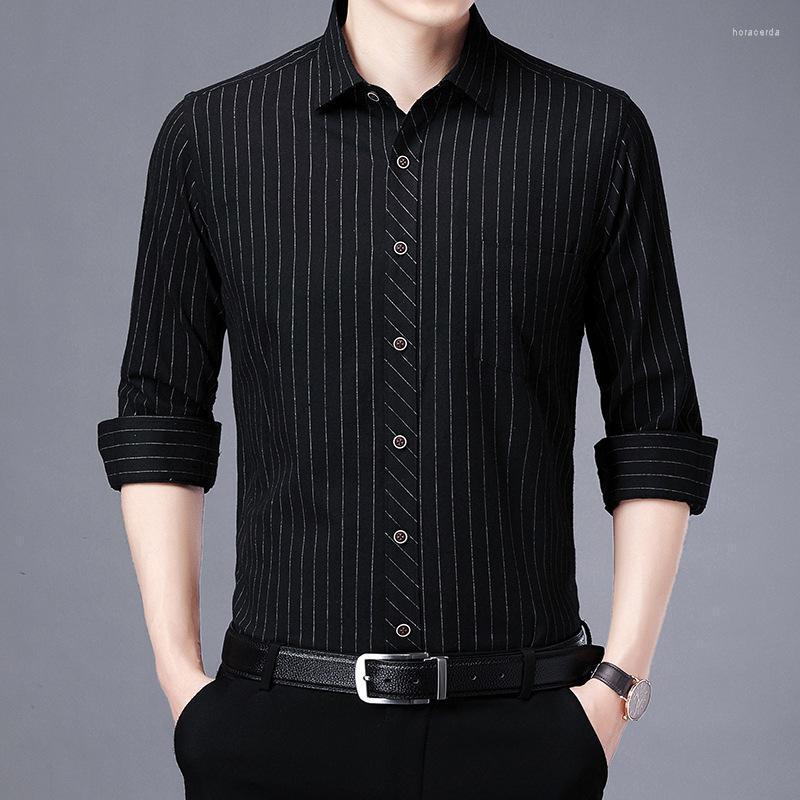 Men's Dress Shirts Autumn Long-sleeved Striped Shirt Men's Business Formal Wear Professional Non-iron Base MenMen's Hora22, Gray
Men's Dress Shirts Autumn Long-sleeved Striped Shirt Men's Business Formal Wear Professional Non-iron Base MenMen's Hora22, Gray