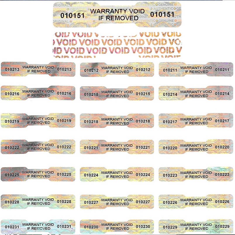Holographic Serial Number Label High Security Seal Warranty Void Stickers Bone shape Tamper Proof Adhesive labels 220627
Holographic Serial Number Label High Security Seal Warranty Void Stickers Bone shape Tamper Proof Adhesive labels 220627