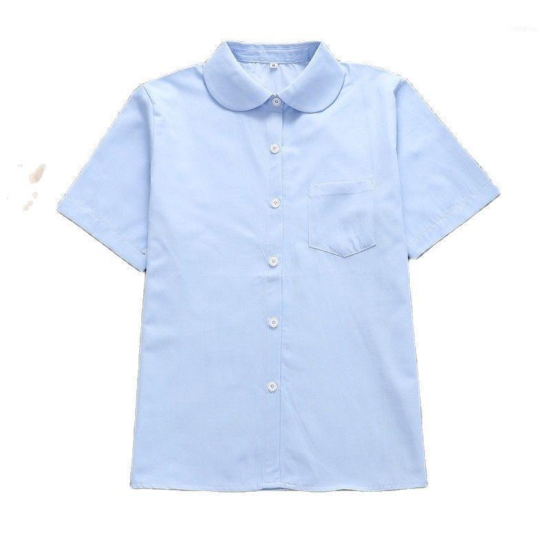 Women's Blouses & Shirts 2022 Spring And Autumn Japanese Students Round Neck Short Sleeve Jk Uniform Light Blue Shirt Impermeable Top Blouse 
Women's Blouses & Shirts 2022 Spring And Autumn Japanese Students Round Neck Short Sleeve Jk Uniform Light Blue Shirt Impermeable Top Blouse