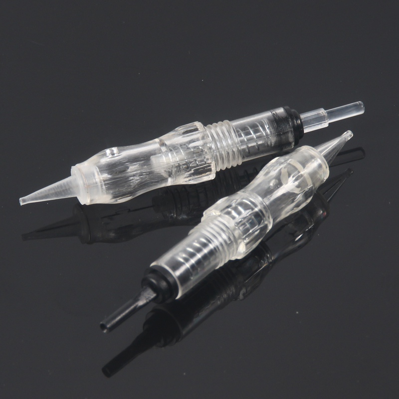 50PCS Tattoo Needles Permanent Makeup Cartridges For dermografo Machine Kit Eyebrow Needle for PMU Machine Black Pearl Machine 220516