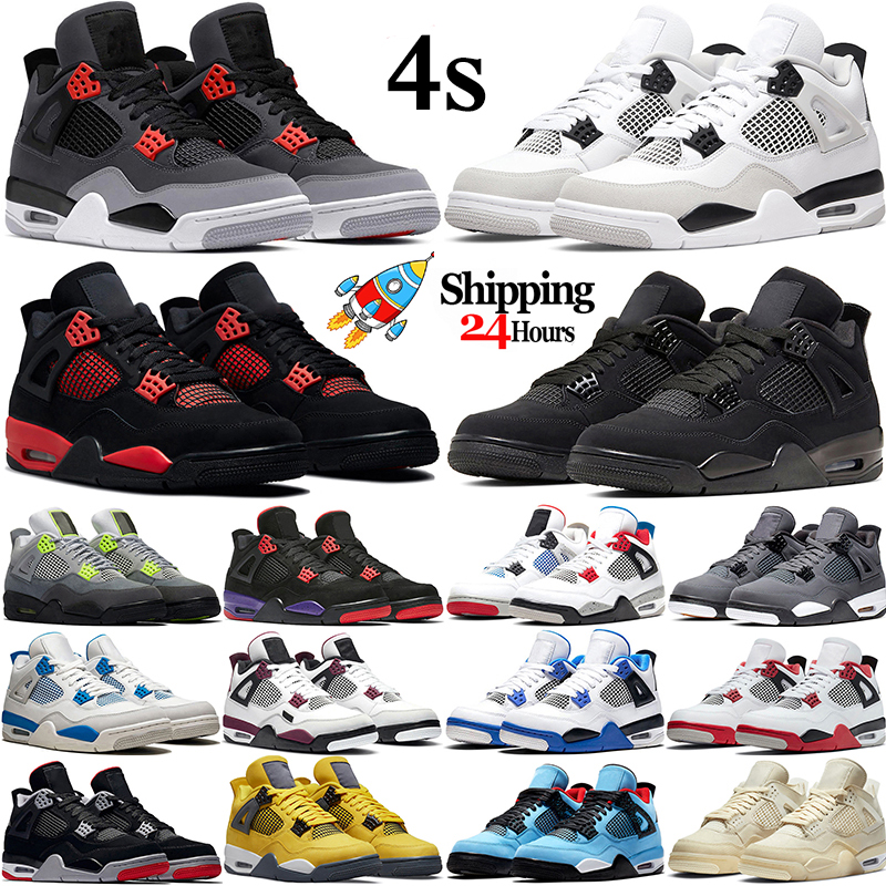 High quality 4 4s Jumpman Basketball Shoes University Blue Mens Womens Sneakers White Oreo Sports Black Cat Red Thunder Infrared, (45) 40-47
High quality 4 4s Jumpman Basketball Shoes University Blue Mens Womens Sneakers White Oreo Sports Black Cat Red Thunder Infrared, (45) 40-47