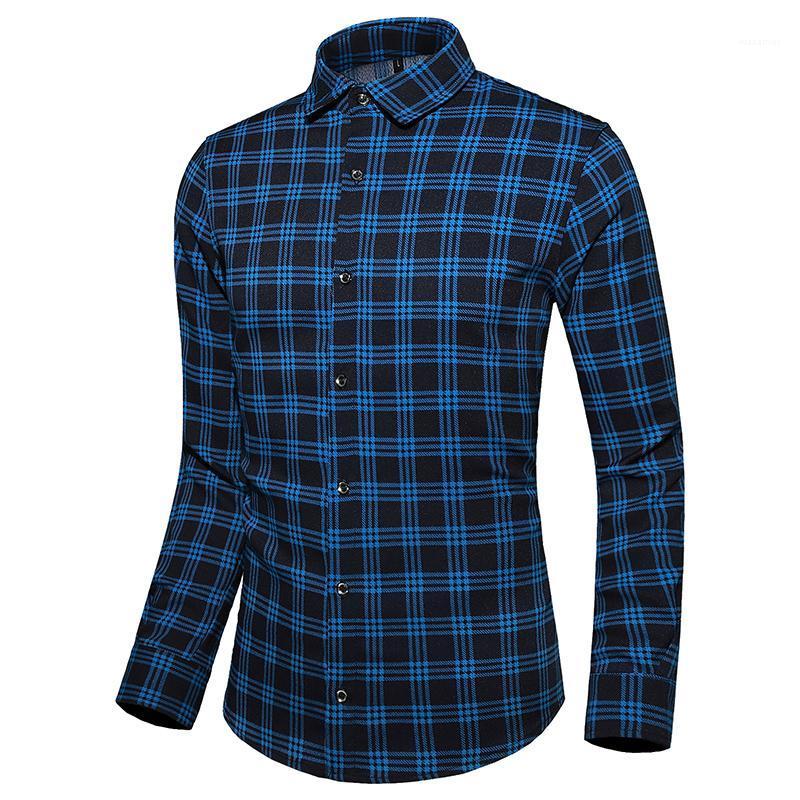 Oversized Men's Long Sleeve Shirt High Quality Casual Fashion Classic Blue Plaid Shirts Cotton Christmas Gift 6XL 7XL 9688
Oversized Men's Long Sleeve Shirt High Quality Casual Fashion Classic Blue Plaid Shirts Cotton Christmas Gift 6XL 7XL 9688