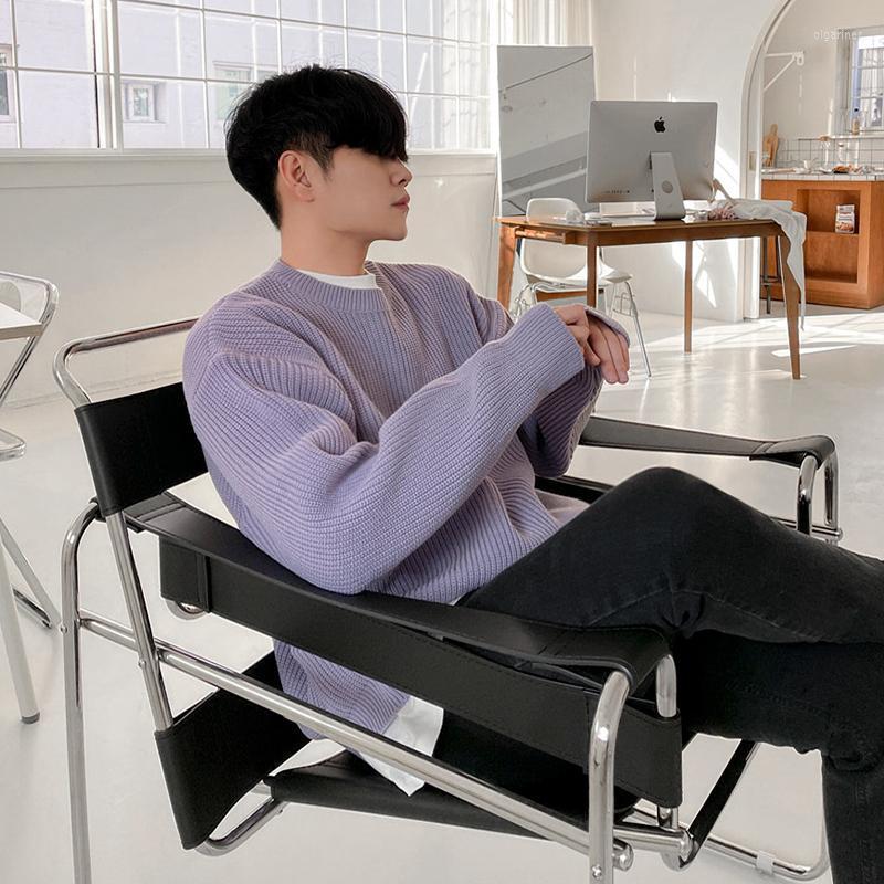 Men's Sweaters Round Neck Sweater Men's Autumn And Winter Korean Casual Knit Thick Loose Bottoming Shirt Jacket TideMen's Olga22, Black
Men's Sweaters Round Neck Sweater Men's Autumn And Winter Korean Casual Knit Thick Loose Bottoming Shirt Jacket TideMen's Olga22, Black