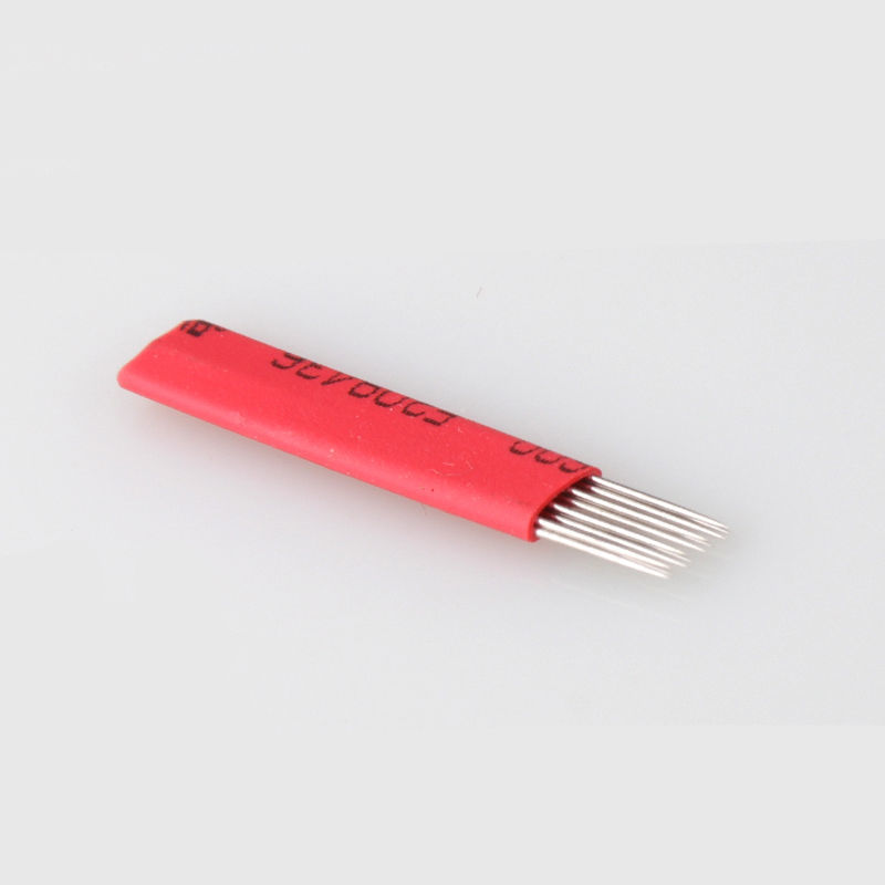 100 Pcs 4 Raws R3 Round needles Details about 3D Permanent Makeup Eyebrow Tattoo Needles Microblading 4 x 3 Pins Blades 220316