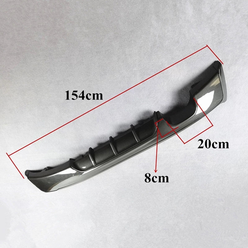 3 Styles Body Kits Carbon Pattern Rear Diffuser Lip Spoiler For BMW 2 Series F22 MP Style Rear Bumper 2014-2 016