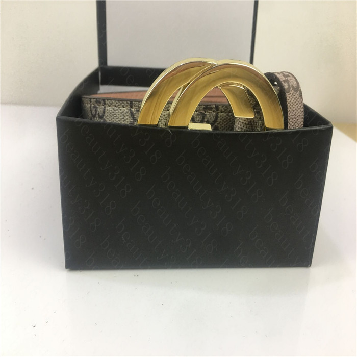 

Men Designers Belts Women Waistband Ceinture Brass Buckle Genuine Leather Classical Designer Belt Highly Quality Cowhide Width 2.0cm3.0cm 3.4cm3.8cm With Gift Box, Belts+box