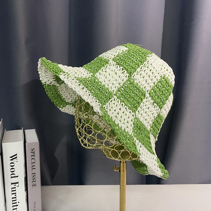 Wide Brim Hats Korean Handmade Crochet Fisherman Hat Spring And Summer Soft Sun Female Plaid Bob HatWide WideWide, Black
Wide Brim Hats Korean Handmade Crochet Fisherman Hat Spring And Summer Soft Sun Female Plaid Bob HatWide WideWide, Black