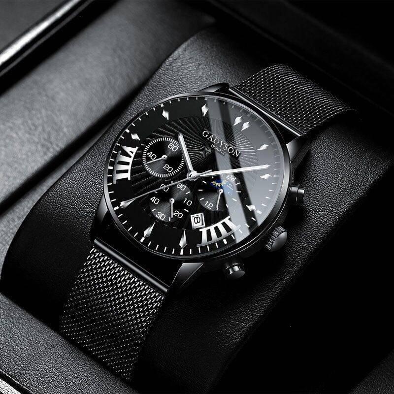 Men Watches Luxury Famous Brand Stainless Steel Mesh Calendar Watch Business Luminous Quartz Relogio Masculino, A black r rosy b
Men Watches Luxury Famous Brand Stainless Steel Mesh Calendar Watch Business Luminous Quartz Relogio Masculino, A black r rosy b
