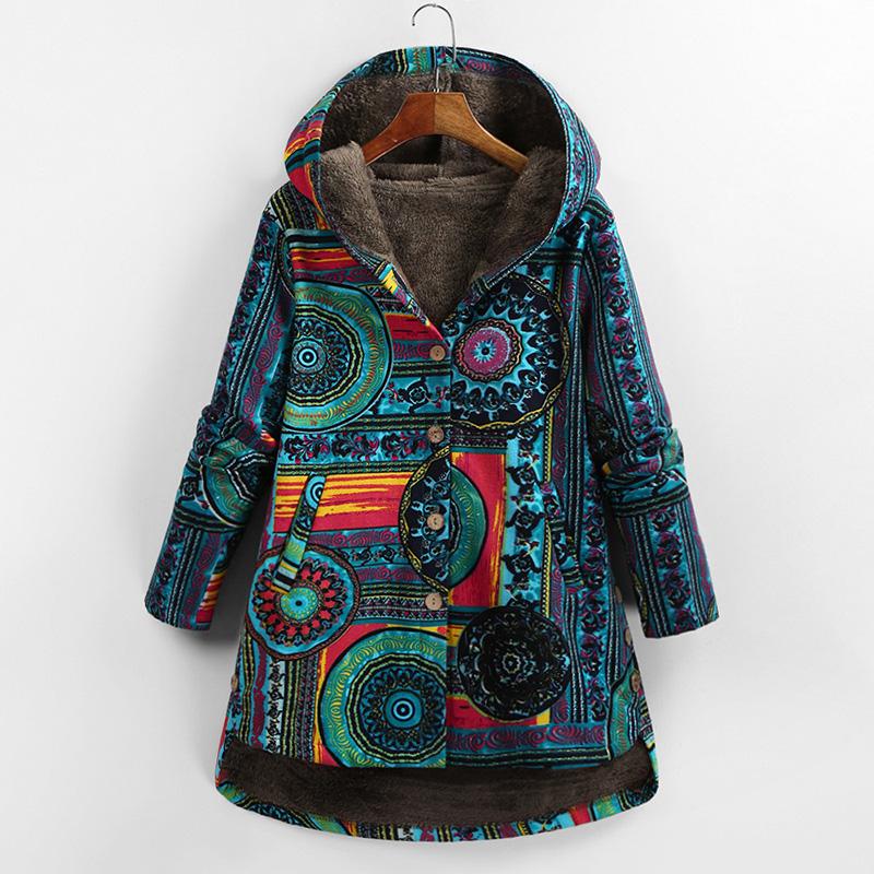 Women's Plus Size Outerwear & Coats EaseHut Women Winter Coat Fluffy Faux Fur Geometry Print Button Hooded Neck Long Sleeve Pocket Cotton Ou, Blue
Women's Plus Size Outerwear & Coats EaseHut Women Winter Coat Fluffy Faux Fur Geometry Print Button Hooded Neck Long Sleeve Pocket Cotton Ou, Blue