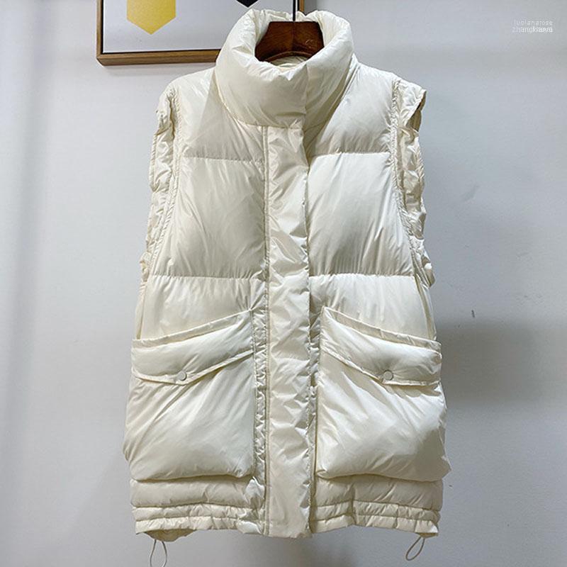 Autumn Winter 2022 Fashion Women Jacket Sleeveless Turtleneck Solid Wide-Waisted White Duck Down Thick Warm Outerwear1 Luci22, Black
Autumn Winter 2022 Fashion Women Jacket Sleeveless Turtleneck Solid Wide-Waisted White Duck Down Thick Warm Outerwear1 Luci22, Black