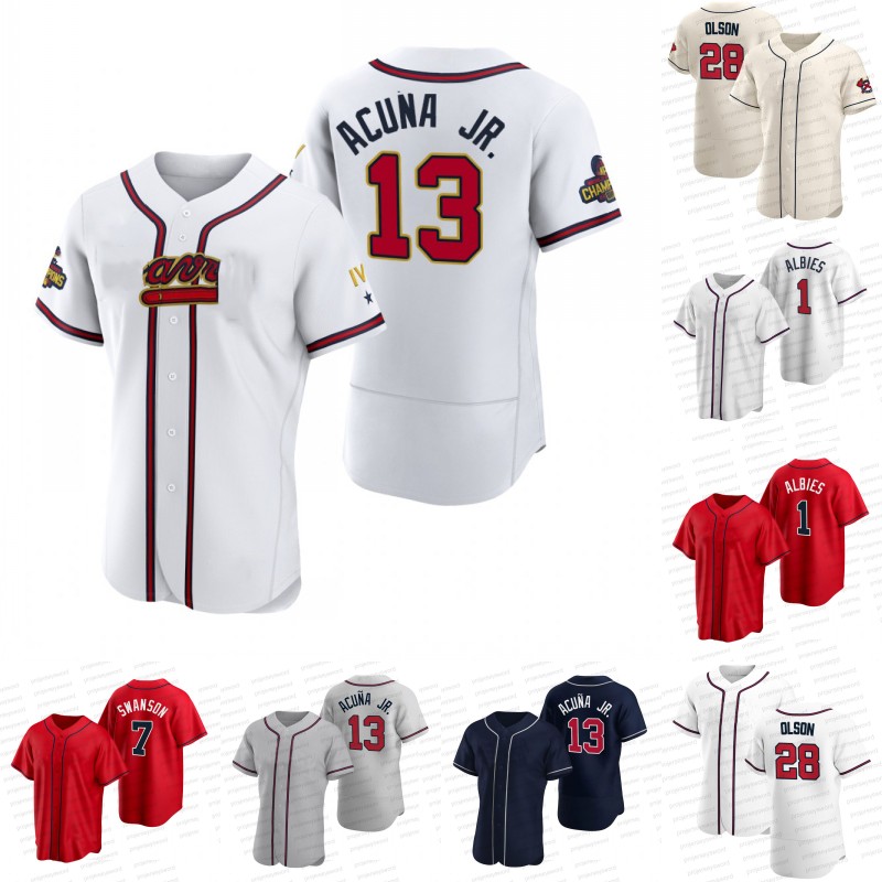 BRAVE 2022 Gold Program Matt Olson Jersey Ozzie Albies Austin Riley Dansby Swanson Ronald Acuna Jr. Marcell Ozuna Orlando Arcia William Contreras Mike Soroka Jerseys, Mens black white
BRAVE 2022 Gold Program Matt Olson Jersey Ozzie Albies Austin Riley Dansby Swanson Ronald Acuna Jr. Marcell Ozuna Orlando Arcia William Contreras Mike Soroka Jerseys, Mens black white