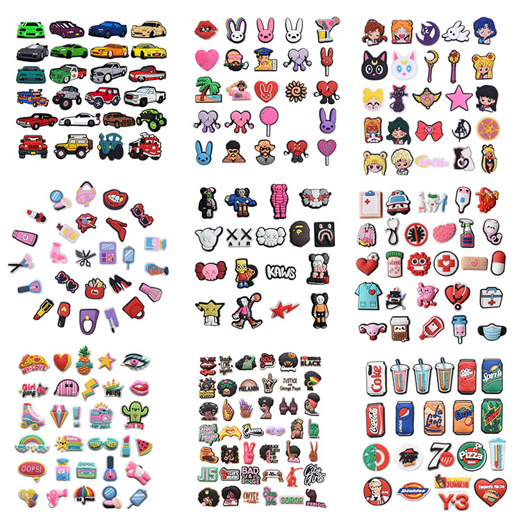 fashion shoe accessories pvc croc charms DIY decoration buckle for clog bracelet wristband decor chirstmas gift
fashion shoe accessories pvc croc charms DIY decoration buckle for clog bracelet wristband decor chirstmas gift
