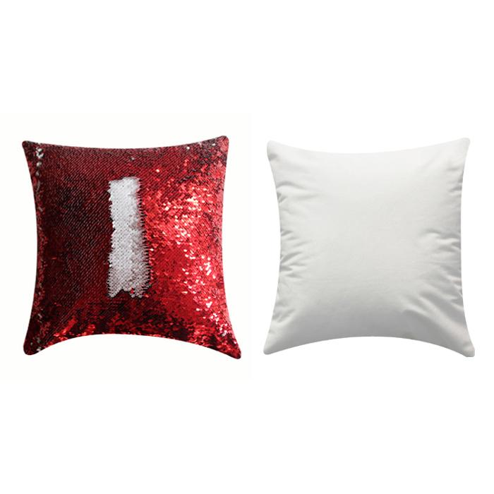 Sublimation Blank Magical Sequins item Pillowcase For Sublimation INK Print DIY Gifts 40x40cm