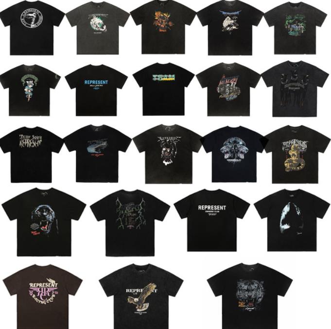 22SS Designer Men's Tees Represent Tee Casual Summer O-Neck Men Top Tshirts Polos Short Sleeve Black White Womens Tops Shirts T-shirt, 18
22SS Designer Men's Tees Represent Tee Casual Summer O-Neck Men Top Tshirts Polos Short Sleeve Black White Womens Tops Shirts T-shirt, 18