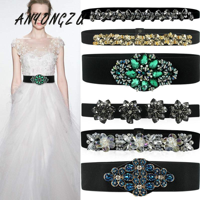 Belts 30 Styles Crystal Inlaid Elastic Belt Women Dress Sweater With Skirt Fashion Decoration Waistband Bright Light Exquisite Luxury, Black
Belts 30 Styles Crystal Inlaid Elastic Belt Women Dress Sweater With Skirt Fashion Decoration Waistband Bright Light Exquisite Luxury, Black