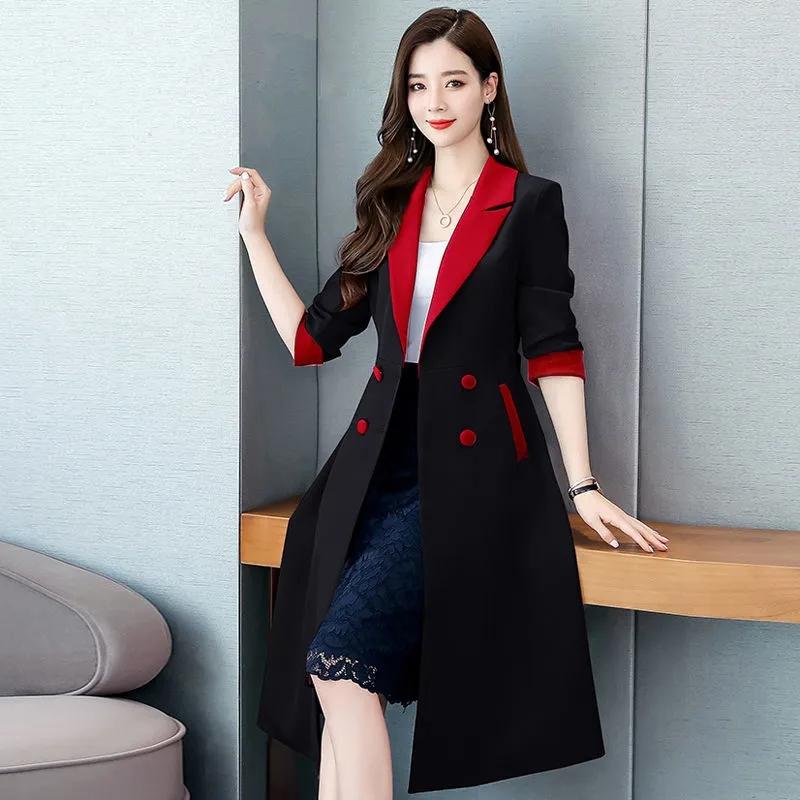 Women' Trench Coats Womens 2022 Spring Autumn Clothing Fashion Casual Windbreaker Jackets Women Plus Size Long Stitching OvercoatWomen, Black
Women' Trench Coats Womens 2022 Spring Autumn Clothing Fashion Casual Windbreaker Jackets Women Plus Size Long Stitching OvercoatWomen, Black
