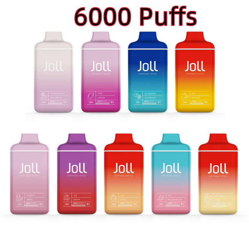 6000 Puffs Joll Disposable Vape E Cigarette 10ml Mesh Coil Pod 500mAh Battery 5% Nic E Juice
6000 Puffs Joll Disposable Vape E Cigarette 10ml Mesh Coil Pod 500mAh Battery 5% Nic E Juice