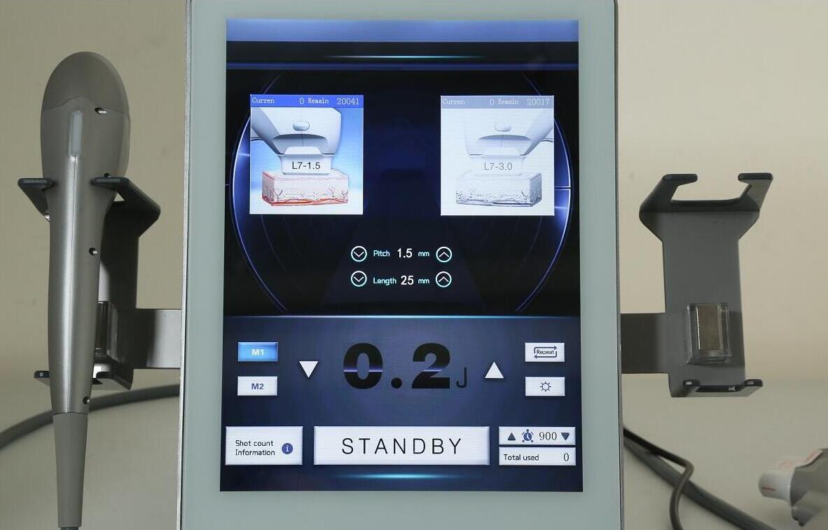 Directly result 7d HIFU slimming 7 cartridges 20000 shots Facial anti-aging portable facel lifting wrinkle removal repairing skin damage anti-age beau
