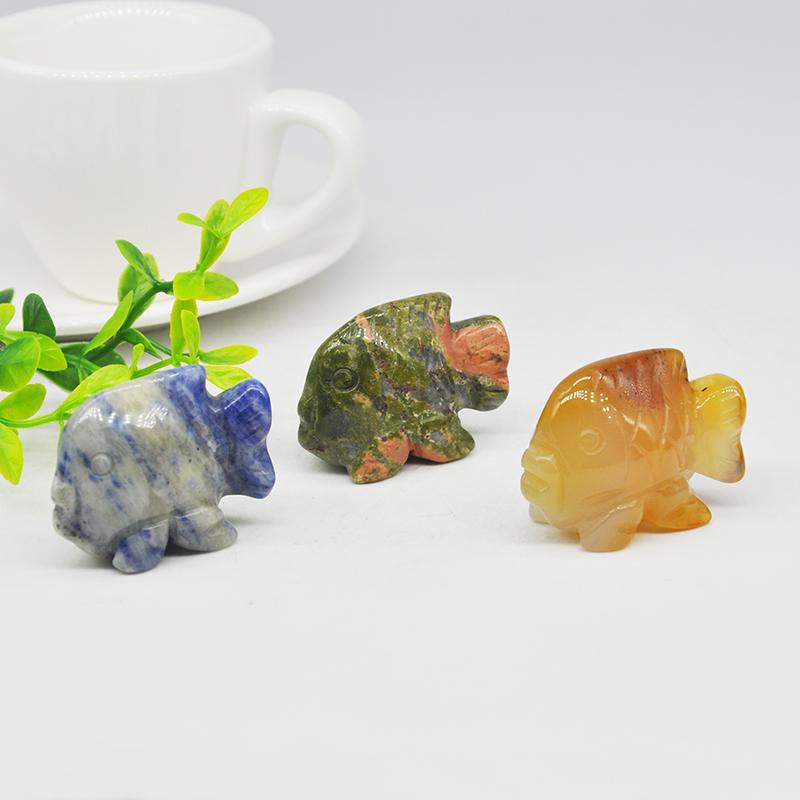 Other Fish Statue Natural Crystal Rose Quartz Amethyst Obsidian Animals Stone Crafts Home Decoration Christmas Gift WholesaleOther
Other Fish Statue Natural Crystal Rose Quartz Amethyst Obsidian Animals Stone Crafts Home Decoration Christmas Gift WholesaleOther