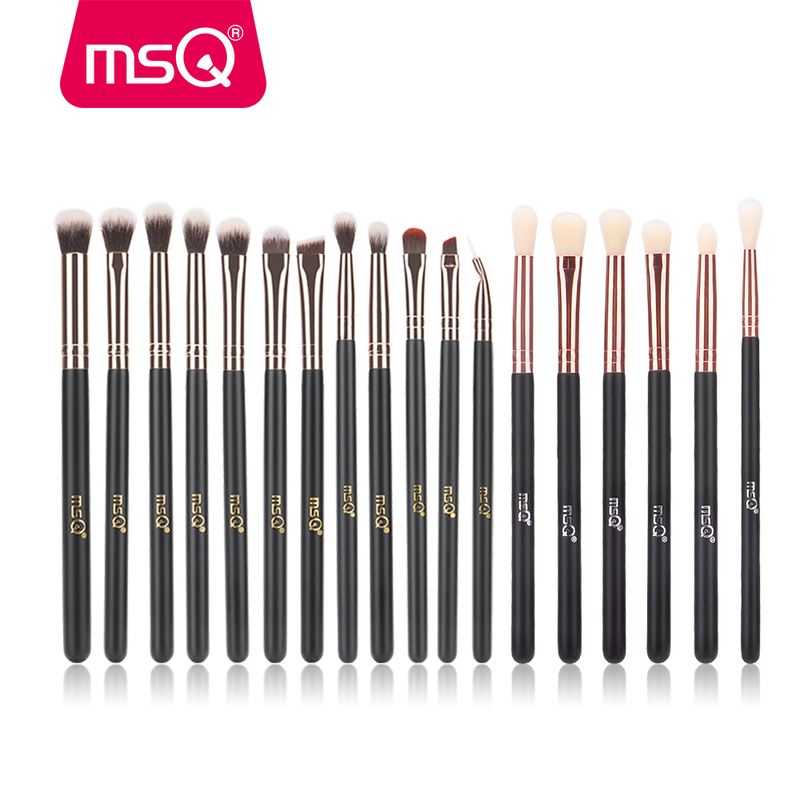 MSQ 6pcs 12pcs 18pcs Professional Eye Makeup Brushes Set Eyeshadow Blending Make Up Brush Soft Synthetic Hair pincel maquiagem 220722